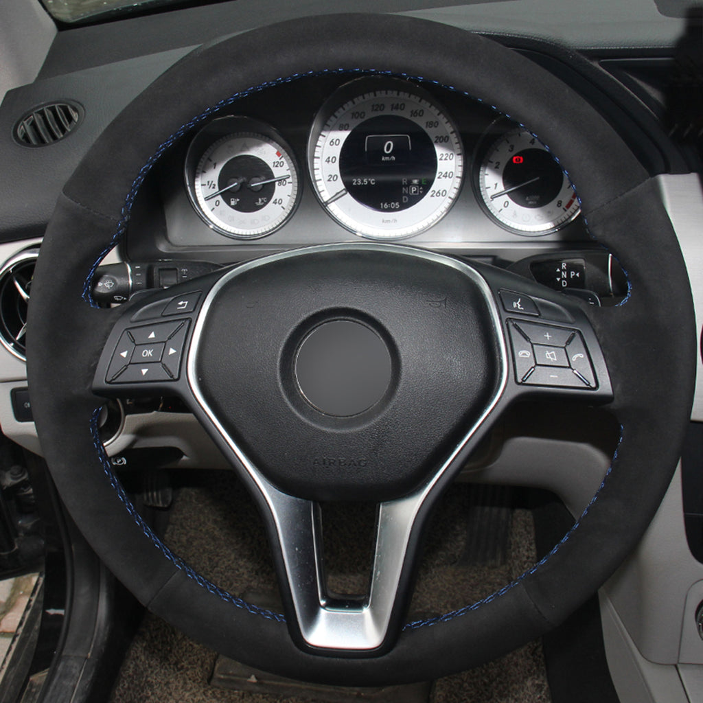 MEWANT Couvre Volant pour Mercedes-Benz B-Class W246 C-Class CLA-Class CLS-Class GLA-Class GLK X204