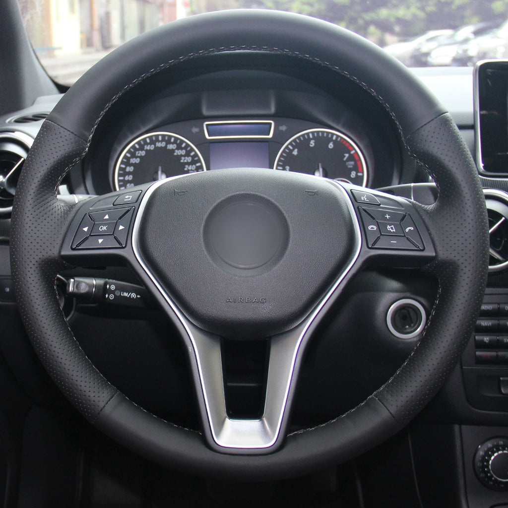 MEWANT Couvre Volant pour Mercedes-Benz B-Class W246 C-Class CLA-Class CLS-Class GLA-Class GLK X204