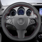 MEWANT Couvre Volant pour Mercedes-Benz AMG C63 W204 CLS-Class C219 CLS 63 E 63 AMG W212 AMG SL 63 R230SLS AMG C197 R197