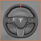 MEWANT Couvre Volant pour Tesla Model 3 2019-2023 Model Y 2021-2023