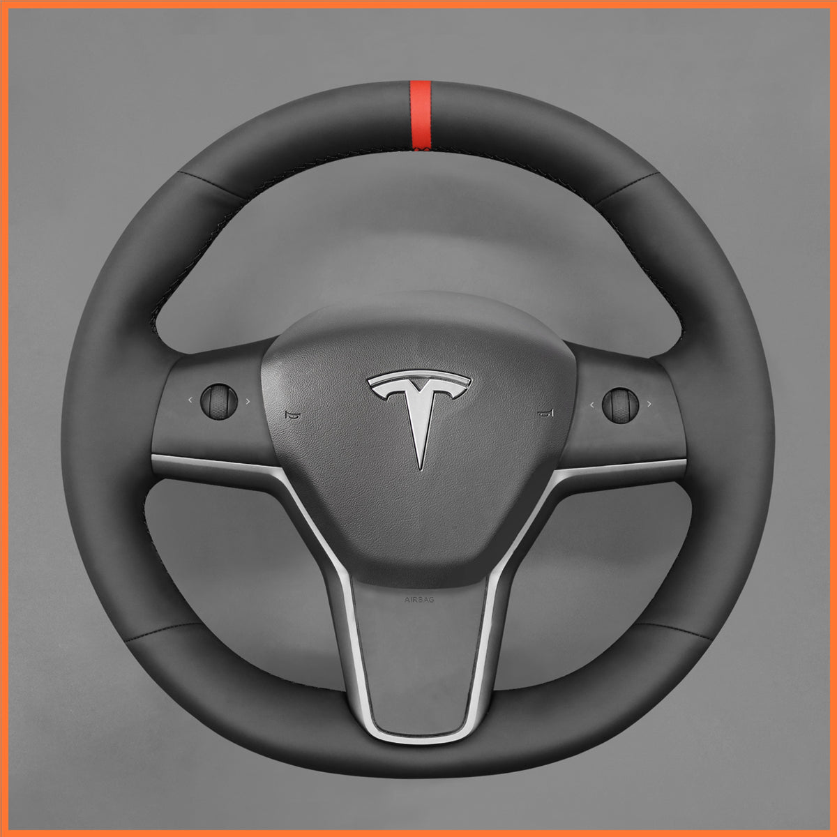 MEWANT Couvre Volant pour Tesla Model 3 2019-2023 Model Y 2021-2023