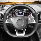 MEWANT Couvre Volant pour Mercedes-Benz AMG GT C190 R190 C 63 W205 CLA 45 C117 E 43 W213 SLC 43 SL 63