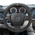 MEWANT Couvre Volant pour BMW X5 E70 (M Sport)  M50d E71 M50d E70 E71
