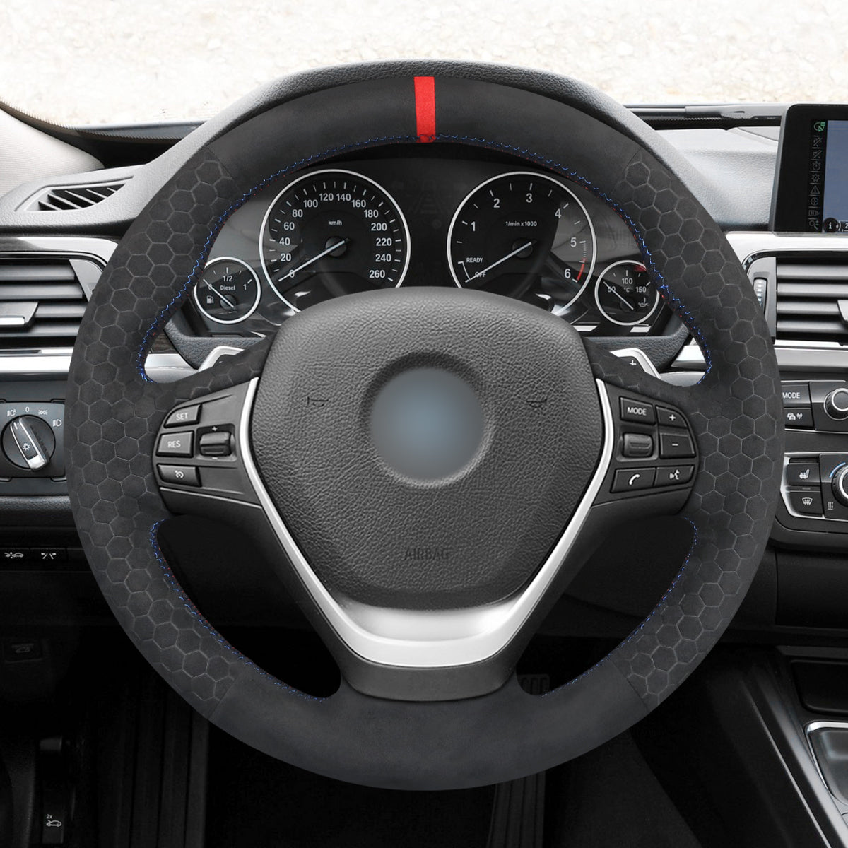 MEWANT Couvre Volant pour BMW F20 F21 F22 F30 F34 F32 F36
