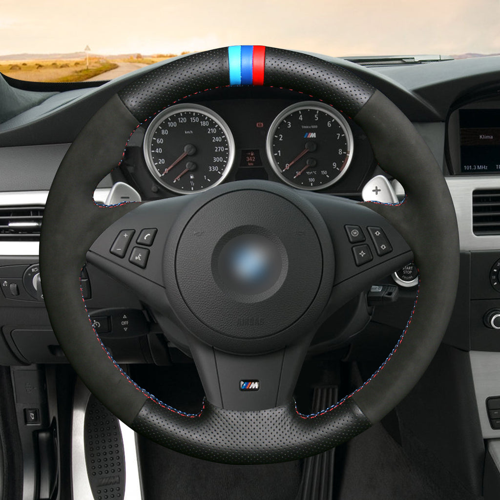 MEWANT Couvre Volant pour BMW M5 E60 E61 E63 E64