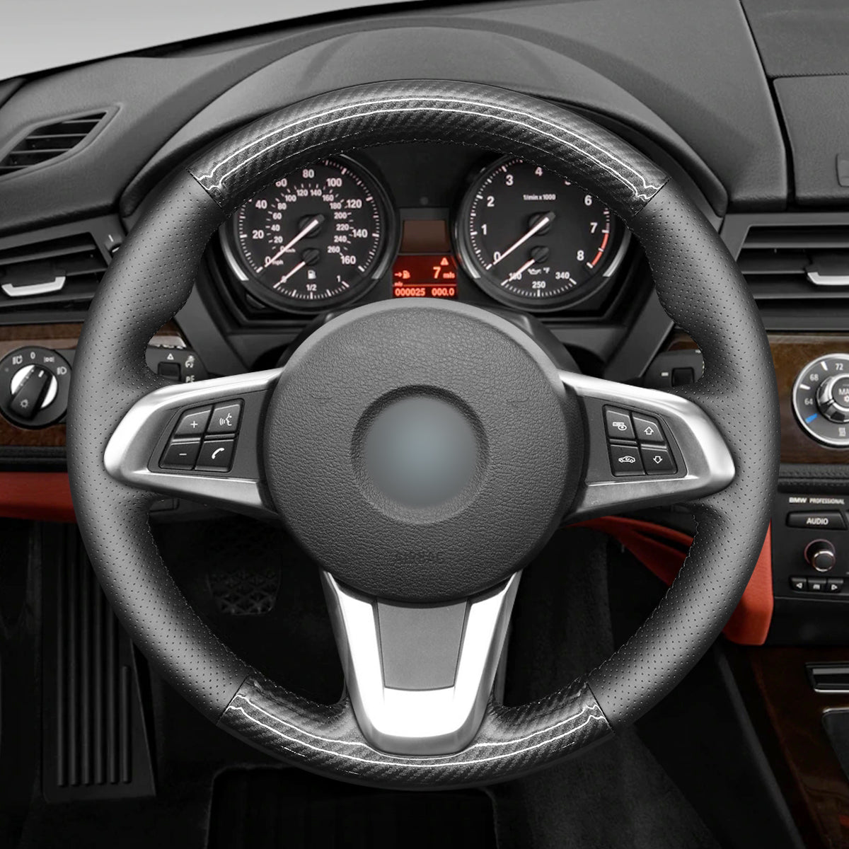 MEWANT Couvre Volant pour BMW Z4 E89 2009-2016