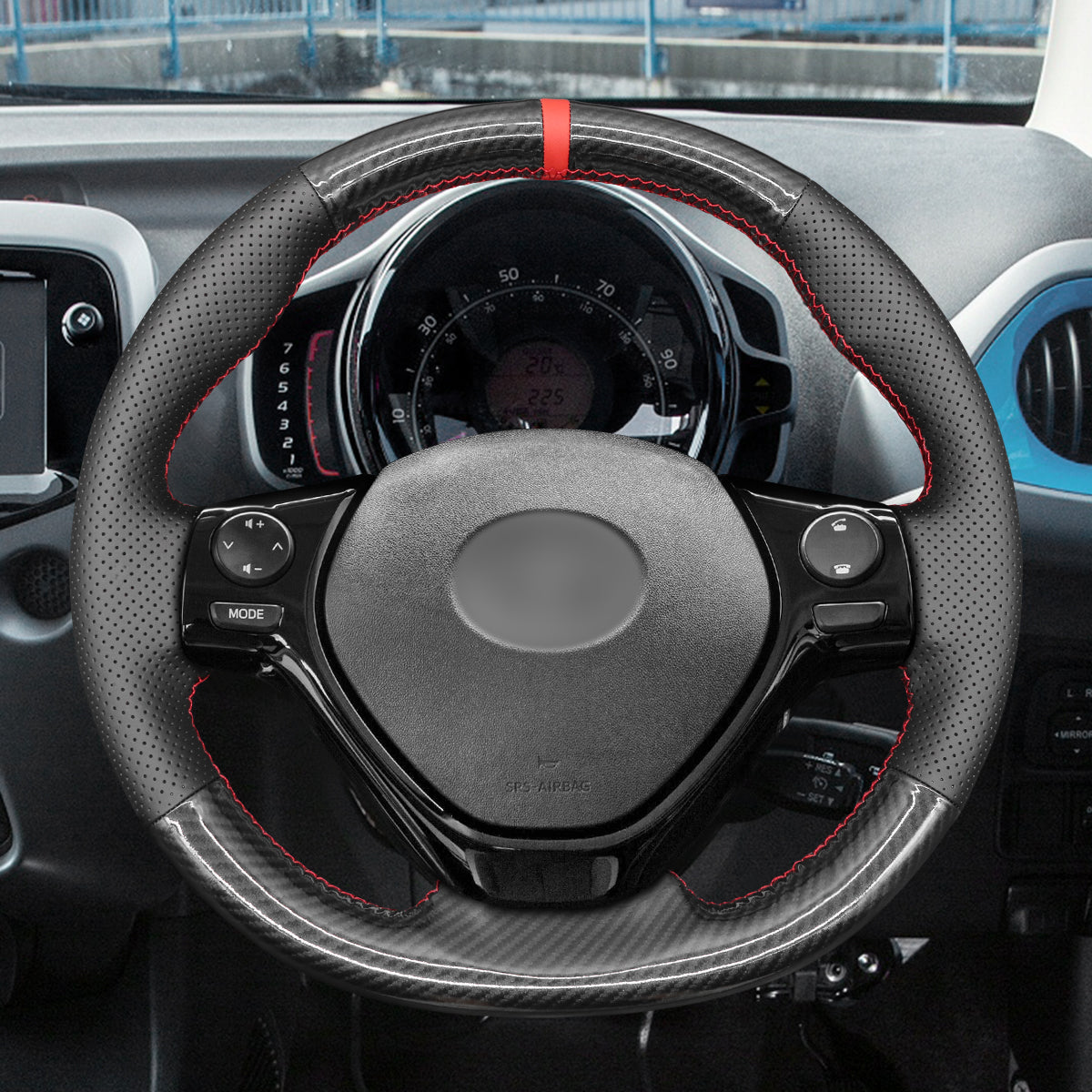 MEWANT Couvre Volant pour Peugeot 108 2014-2022