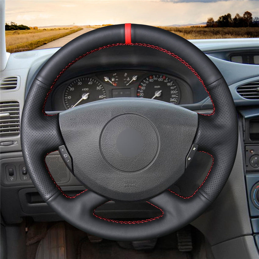 MEWANT Couvre Volant pour Renault Laguna 2 2001-2007 / Trafic 2 2012-2014 / Espace (Grand Espace) 2003-2008 / Vel Satis 2001-2009