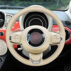 MEWANT Couvre Volant pour Fiat 500 2015-2021 / 500C 2016-2021