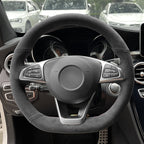 MEWANT Couvre Volant pour Mercedes-Benz C-Class W205 AMG C43 CLA-Class C117 CLS-Class C218 SL-Class R231 GLC-Class X253 C253