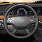 MEWANT Couvre Volant pour Mercedes-Benz CL-Class C216 2007-2010  S-Class W221 2007-2009
