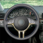 MEWANT Couvre Volant pour BMW 3 Series E46 E39 X5 E53 Z3 E36