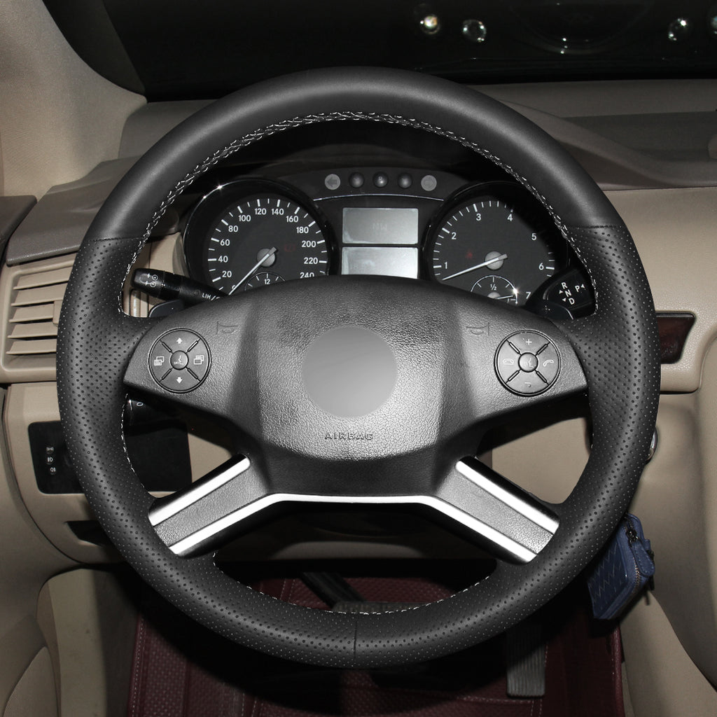 MEWANT Couvre Volant pour Mercedes-Benz GL-Class X164 2009-2012 M-Class W164 2009-2011 R-Class 2009-2011