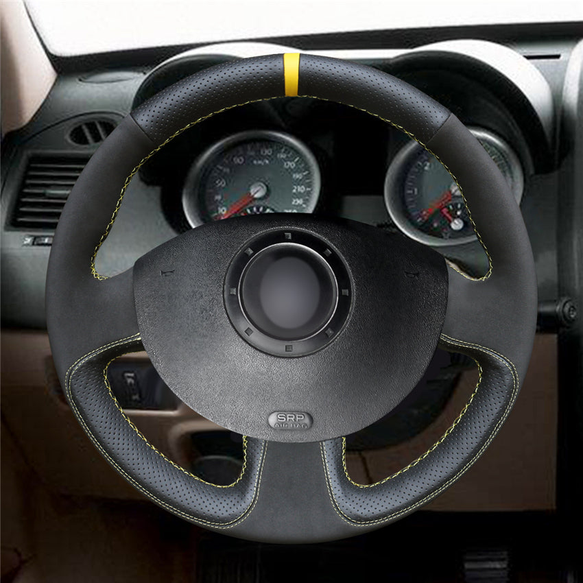 MEWANT Couvre Volant pour Renault Megane 2 2002-2009 / Scenic 2 (Grand Scenic) 2003-2009 / Kangoo 2 2008-2013