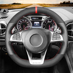 MEWANT Couvre Volant pour Mercedes-Benz AMG GT C190 R190 C 63 W205 CLA 45 C117 E 43 W213 SLC 43 SL 63