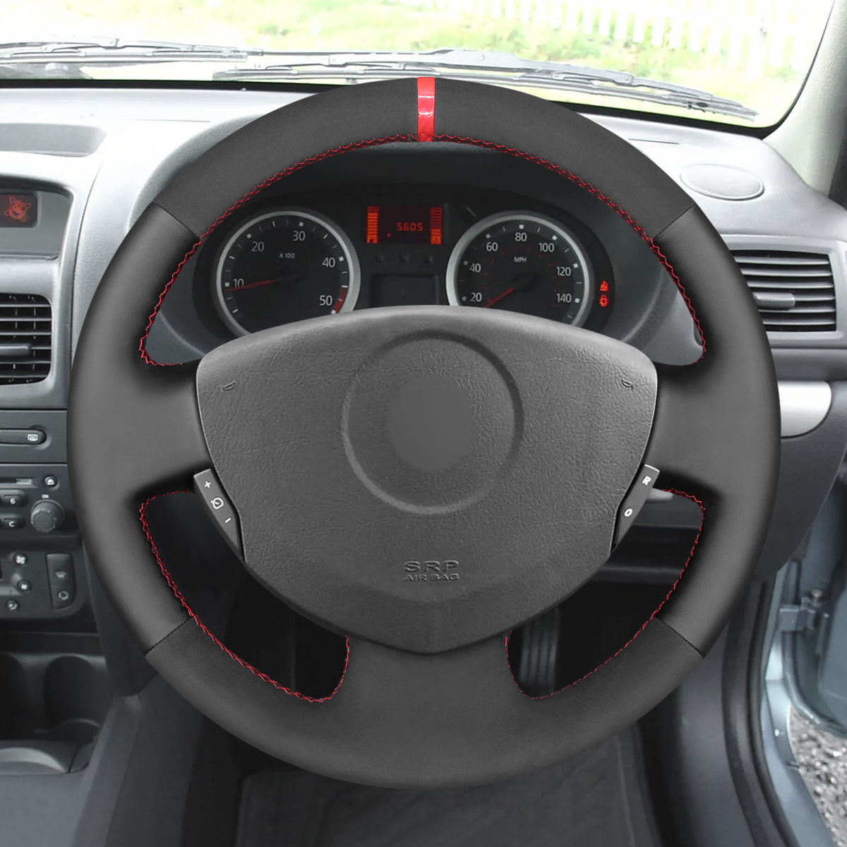 MEWANT Couvre Volant pour Renault Clio 2 2001-2008 / Twingo 2 2007-2014