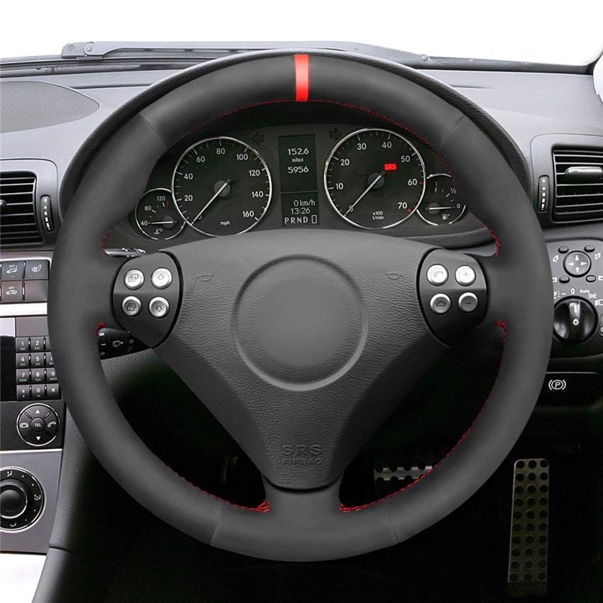 MEWANT Couvre Volant pour Mercedes-Benz C-Class W203 2005-2007  SLK-Class R171 2005-2008