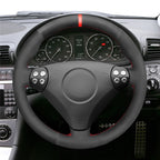 MEWANT Couvre Volant pour Mercedes-Benz C-Class W203 2005-2007  SLK-Class R171 2005-2008