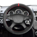 MEWANT Couvre Volant pour Mercedes-Benz W204 C-Class 2007-2010 Mercedes-Benz C280 C230 C180 C260 C200 C300