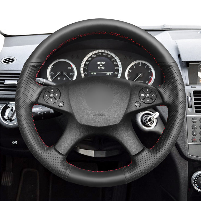 MEWANT Couvre Volant pour Mercedes-Benz W204 C-Class 2007-2010 Mercedes-Benz C280 C230 C180 C260 C200 C300