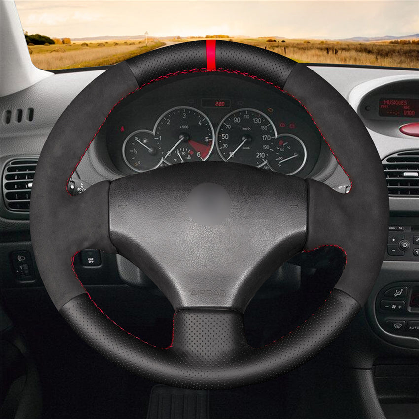 MEWANT Couvre Volant pour Peugeot 206 2001-2009 / 206 CC 2001-2007 / 206 SW 2002-2007