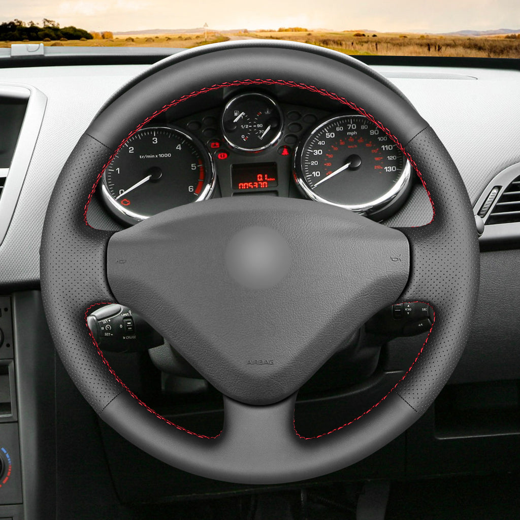 MEWANT Couvre Volant pour Peugeot 206 207 CC 207 SW Expert Partner
