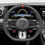 MEWANT Couvre Volant pour Mercedes-Benz AMG CLS53 (C257)  E53 (W213) E63 (W213) EQS 53 (V297)T (C190R190)