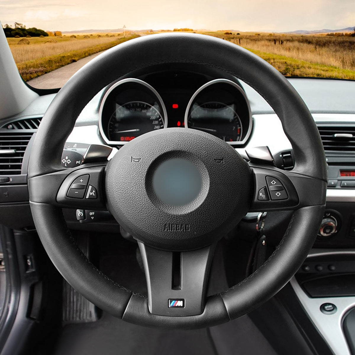 MEWANT Couvre Volant pour BMW Z4 E85 E86