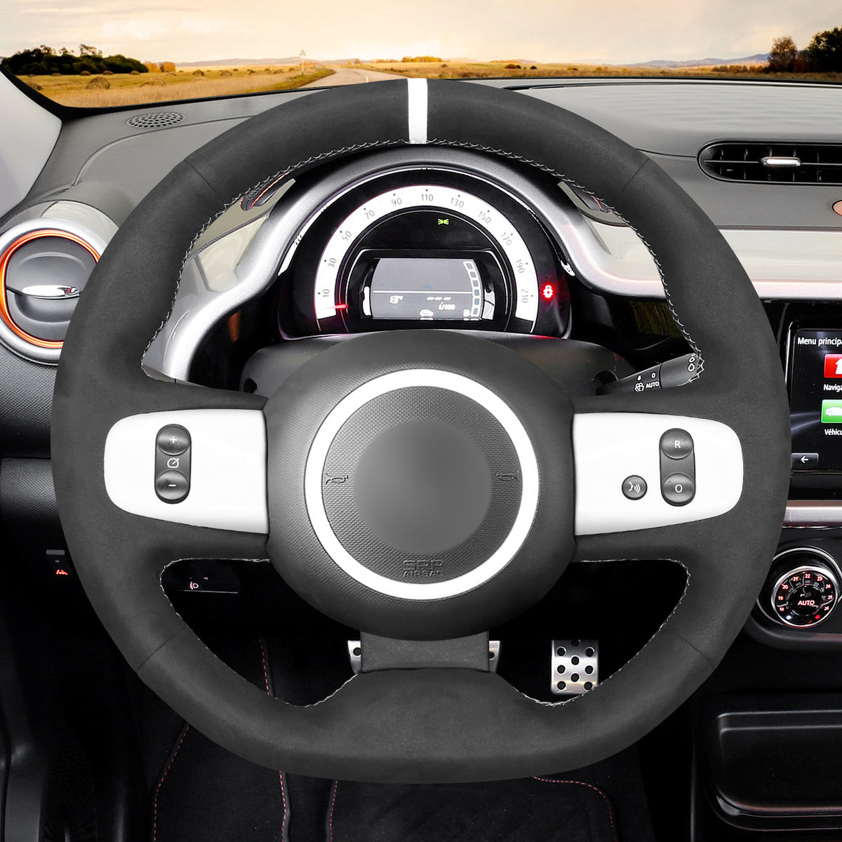 MEWANT Couvre Volant pour Renault Twingo 3 2014-2020