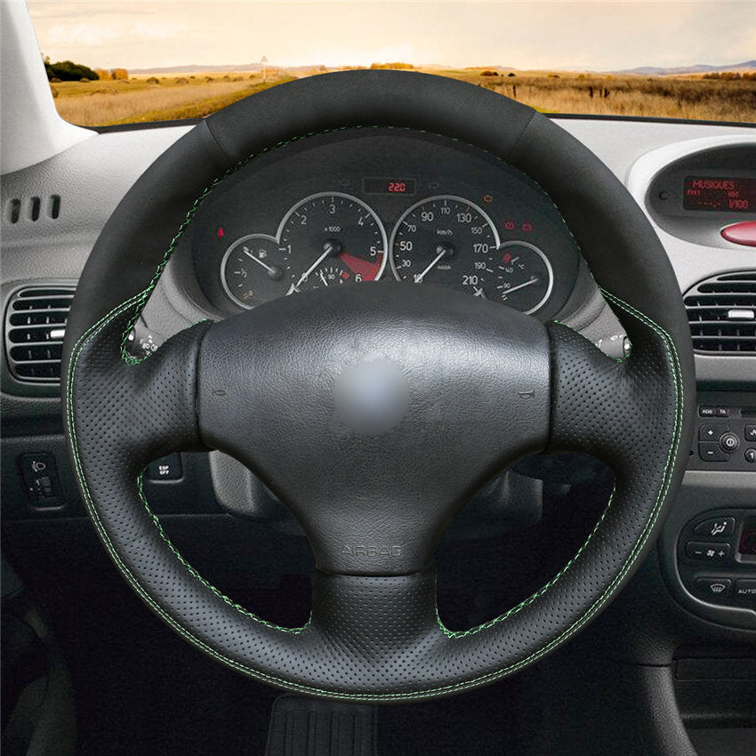MEWANT Couvre Volant pour Peugeot 206 2001-2009 / 206 CC 2001-2007 / 206 SW 2002-2007