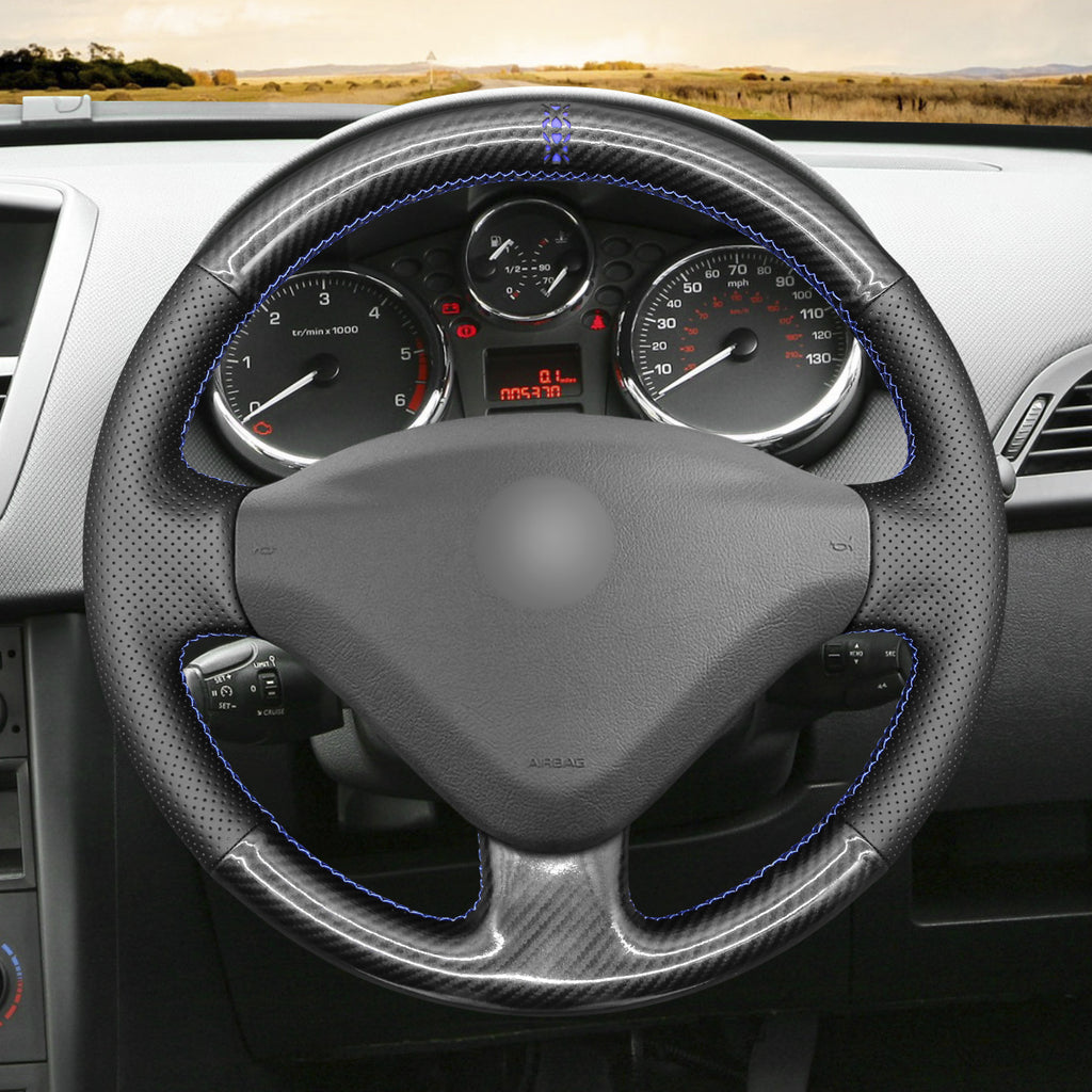 MEWANT Couvre Volant pour Peugeot 206 207 CC 207 SW Expert Partner