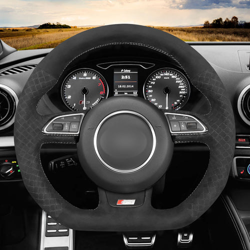 MEWANT Couvre Volant pour Audi A5 A7 RS S3 S4 S5 S6 S7 SQ5 2013-2017