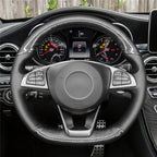MEWANT Couvre Volant pour Mercedes-Benz C-Class W205 AMG C43 CLA-Class C117 CLS-Class C218 SL-Class R231 GLC-Class X253 C253