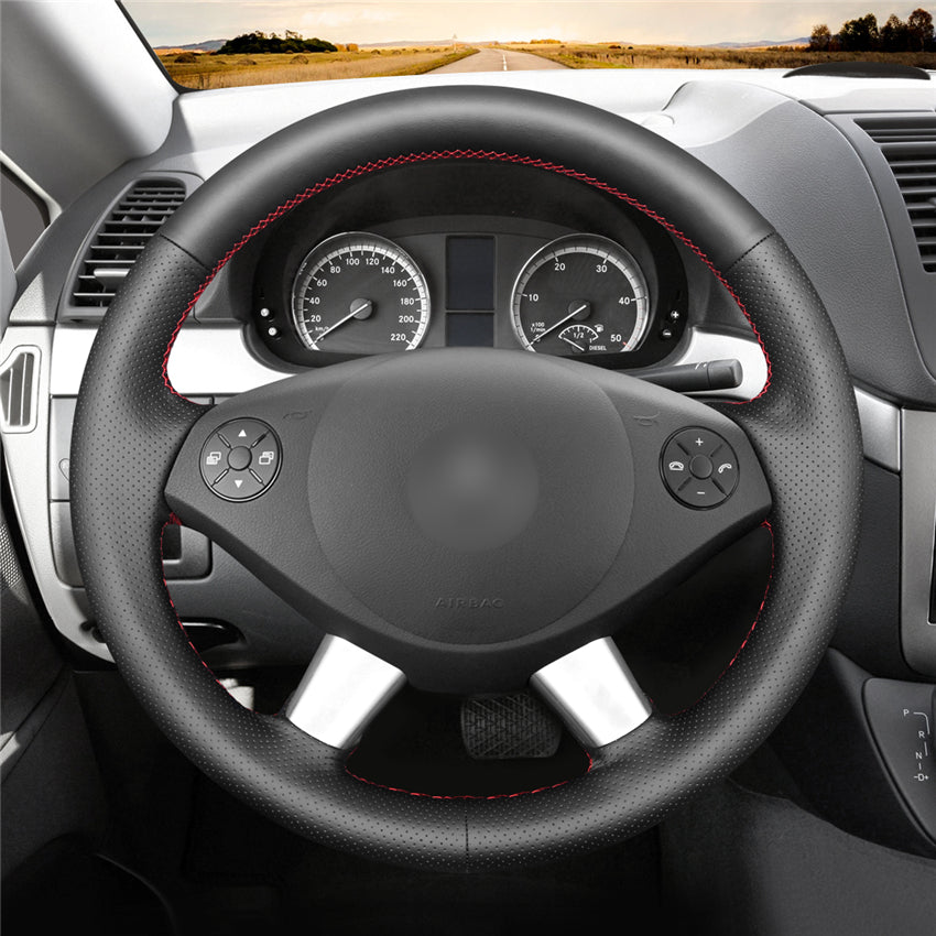 MEWANT Couvre Volant pour Mercedes-Benz W639 Viano 2010-2015  Vito 2010-2015  Valente 2012-2015