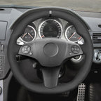 MEWANT Couvre Volant pour Mercedes-Benz AMG C63 W204 CLS-Class C219 CLS 63 E 63 AMG W212 AMG SL 63 R230SLS AMG C197 R197