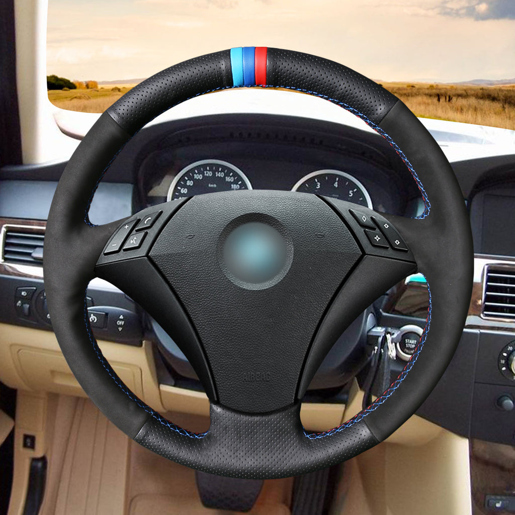 MEWANT Couvre Volant pour BMW 5 Series E60 E61 2004-2009