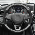 MEWANT Couvre Volant pour Mercedes-Benz A-Class B-Class C-Class CLA-Class CLS-Class E-Class (W213) EQV (W447) GLC-Class (X253C253) GLE-Class (W166C292) (W470)