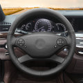 MEWANT Couvre Volant pour Mercedes-BenzCL-Class C216 2011-2014  S-Class W221 2010-2013