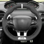 MEWANT Couvre Volant pour Peugeot 208 (GTi/GT Line/GT) / 308 (GT/GTi/GT Line) / 308 SW (GT/GT Line) / 2008 (GT Line) 2015-2019