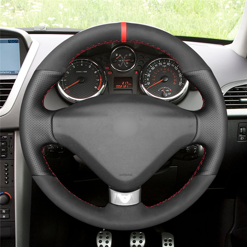 MEWANT Couvre Volant pour Peugeot 207 2010-2012 / 207 CC 2007-2015 / 207 SW 2011-2013