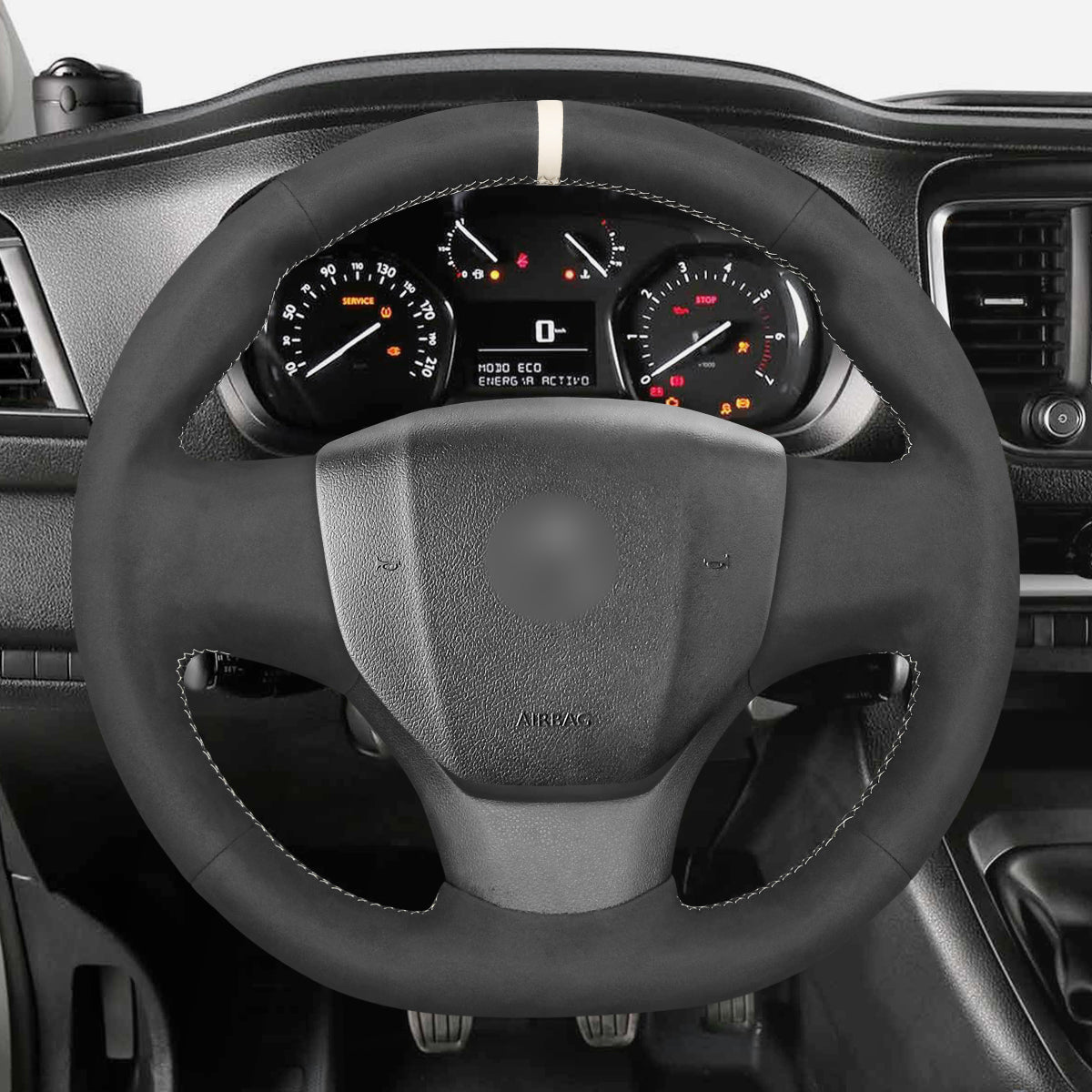MEWANT Couvre Volant pour Peugeot Expert 2016-2022 / Traveller 2016-2022