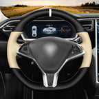 MEWANT Couvre Volant pour Tesla model S 2013-2017