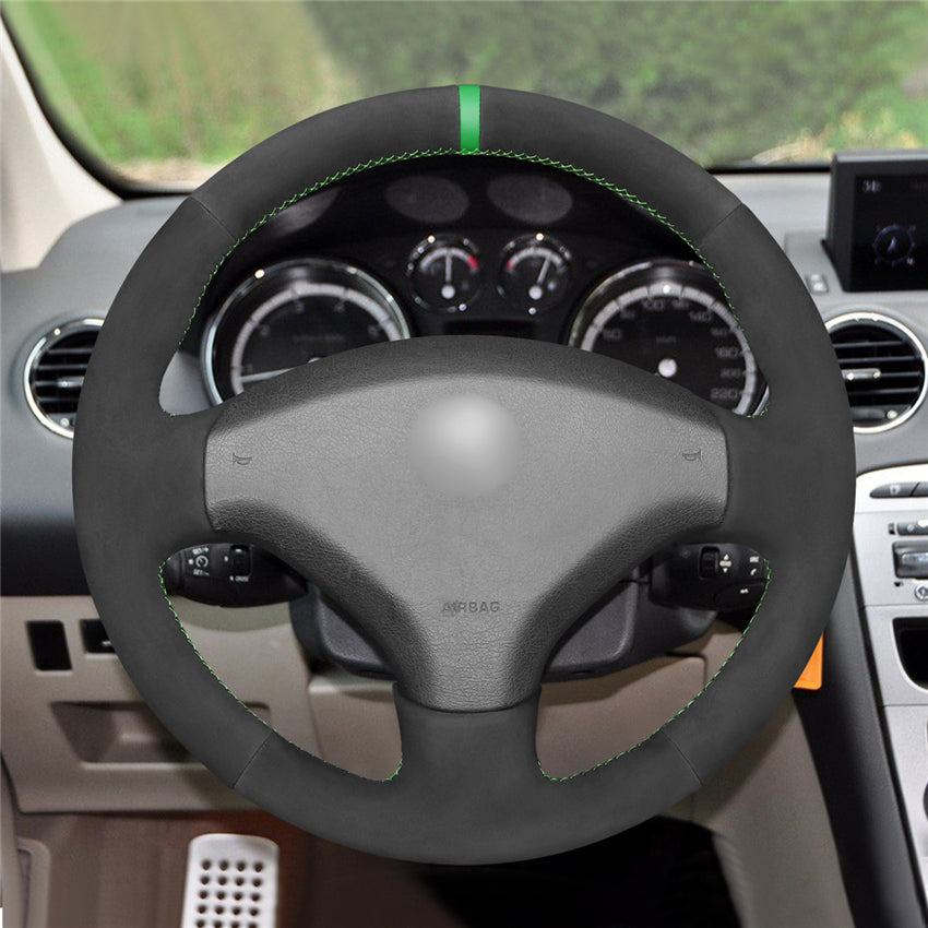 MEWANT Couvre Volant pour Peugeot 308 2007-2013 / 308 SW 2008-2014 / 3008 2009-2016 / 5008 2009-2017