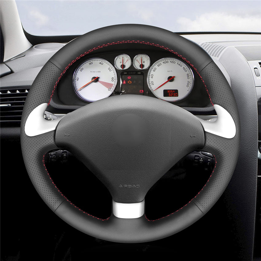 MEWANT Couvre Volant pour Peugeot 307 CC 2004-2008 / 307 (Sport) 2006-2007