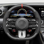 MEWANT Couvre Volant pour Mercedes-Benz AMG CLS53 (C257)  E53 (W213) E63 (W213) EQS 53 (V297)T (C190R190)