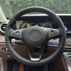 MEWANT Couvre Volant pour Mercedes-Benz A-Class B-Class C-Class CLA-Class CLS-Class E-Class (W213) EQV (W447) GLC-Class (X253C253) GLE-Class (W166C292) (W470)