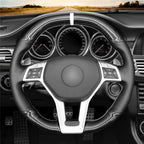 MEWANT Couvre Volant pour Benz AMG C63 W204  CLA 45 C117  C218  AMG S-Model W212  E 63 S W212 SL 63 R231