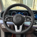 MEWANT Couvre Volant pour Mercedes-Benz A-Class (W177V177) C-Class (W205)  B-Class (W247) Citan CLA-Class (C118) E-Class (W213 GLA-Class GLS-Class Sprinter