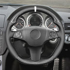 MEWANT Couvre Volant pour Mercedes-Benz AMG C63 W204 CLS-Class C219 CLS 63 E 63 AMG W212 AMG SL 63 R230SLS AMG C197 R197
