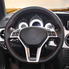 MEWANT Couvre Volant pour Mercedes-Benz C-Class W204 E-Class W212 CLS-Class C218 GLA 45 AMG X156 SL-Class R231 SLK-Class R172
